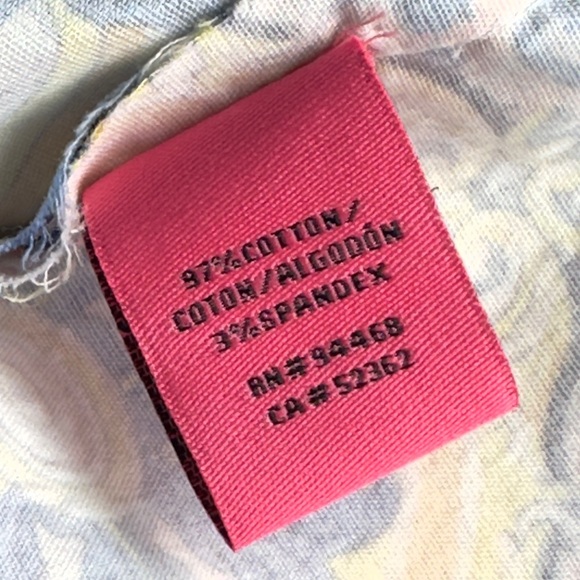 Betsey Johnson Yellow Blue China Plate Pattern Sleeveless Shift Dress Size 2 - Picture 12 of 13